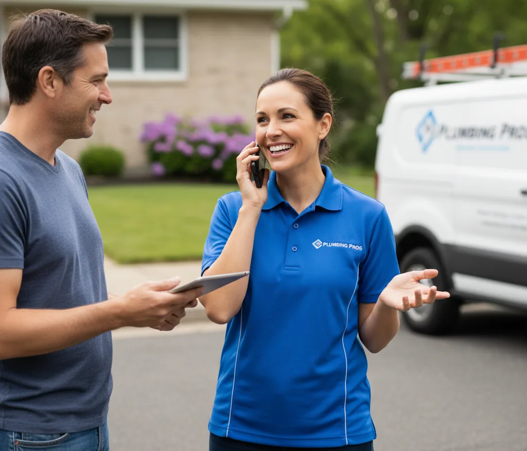 Grant Plumbing customer support in Johnson